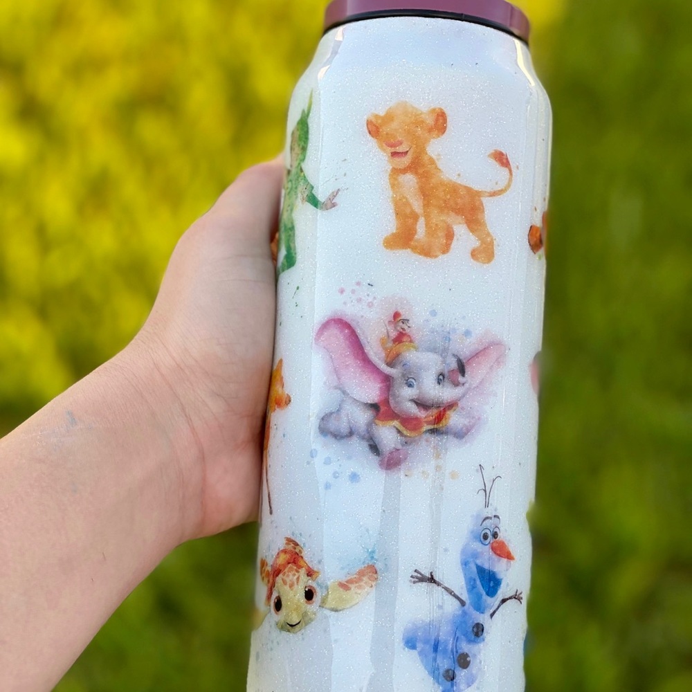 Glitter tumbler